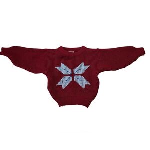 Vintage New Kids Acrylic Knit Boys 3T Pullover Sweater